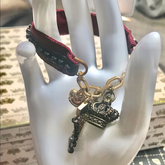 Juicy Couture vintage bracelet ribbon and charms - Picture 3 of 6